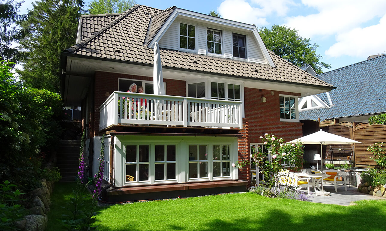 Wintergarten und Balkon